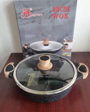 HonHey Wok 28cm Granite Partitioned Casserole