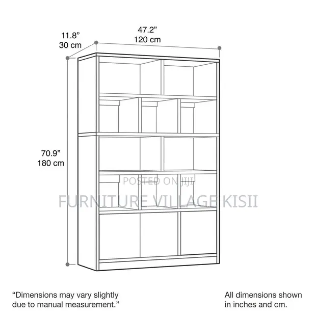 Wooden Office Bookshelf - 1