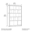 Wooden Office Bookshelf - 1
