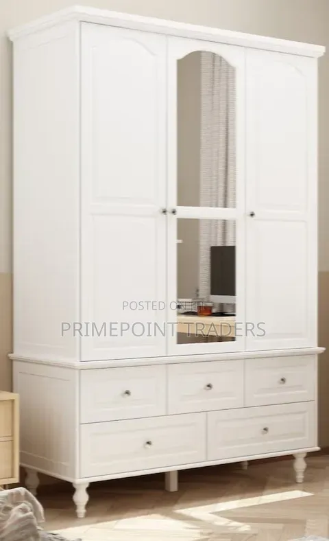 Modern Executive Assembled Wooden Wardrobe - 1