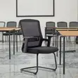 Office Chair with Chrome Adjustable Arms - 5