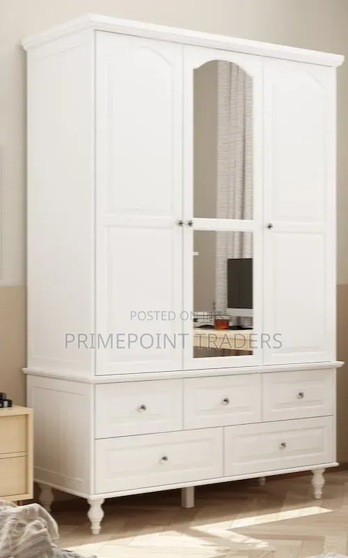 Executive Wooden Wardrobe - Fully Assembled - 1