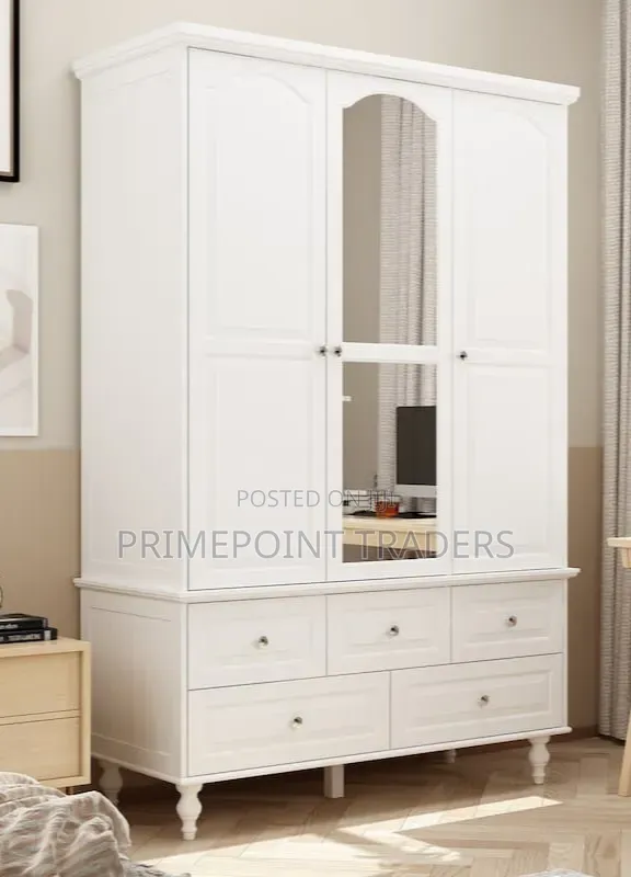 Luxury Modern Wooden Wardrobe - Executive Style - 1