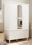 Luxury Modern Wooden Wardrobe - Executive Style - 1