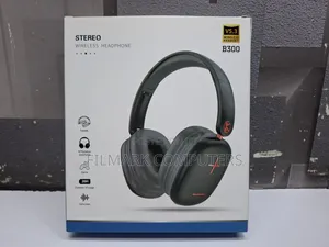 KOMC B300 Headphones za Stereo Wireless - Nyeupe
