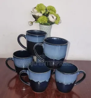 Vikombe vya Stoneware - Set ya 6