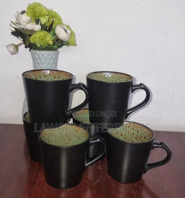 High Quality Ceramic Dinner Cups (Set of 6) - 1