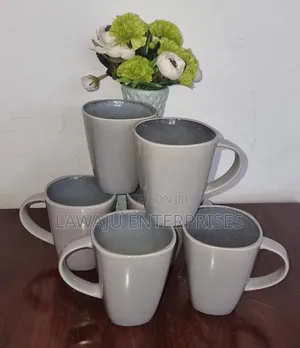High Quality Ceramic Coffee Mugs (Set of 6)