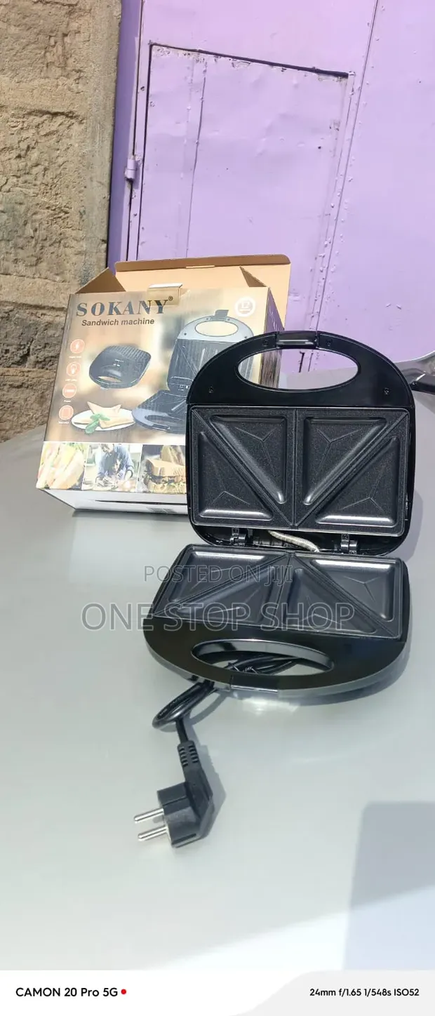 Brand New Sokany 2-Slice Sandwich Toaster - 1