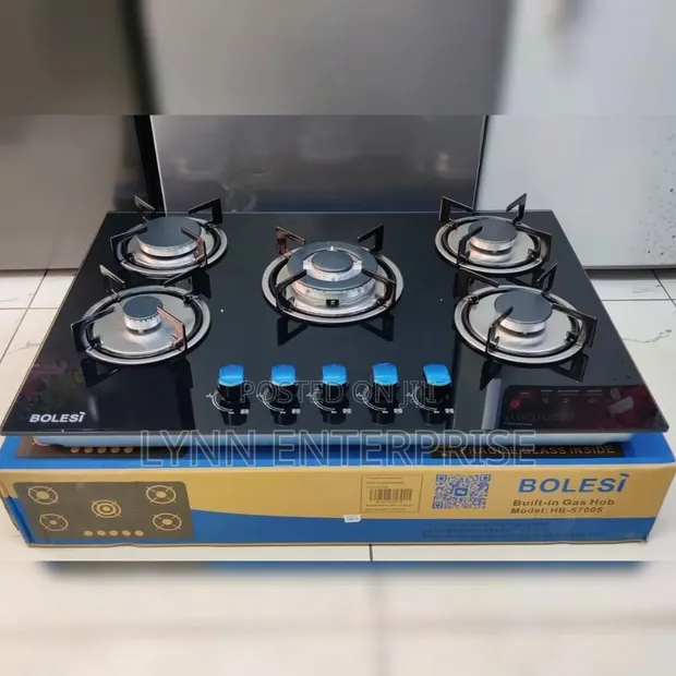 Bolesi Built-in Kitchen Hob 90cm 5 Gas Burner - 1