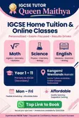 Mwalimu wa IGCSE - Hisabati, Sayansi, Kiingereza (Miaka 1-11) - 2
