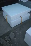 Modern White Square Coffee Table - Metal Frame - 2