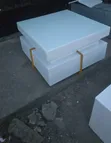 Luxury White Executive Coffee Table - Modern Square - 1