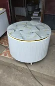 Luxury Executive White Round Coffee Table - 2
