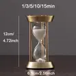 Metal Hourglass Sandtimer - 1 Hour - 2
