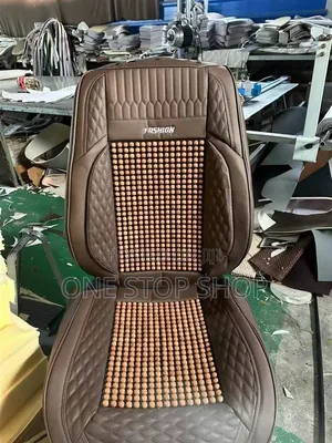 Faux Leather Seat Covers for 5-Seater with Wooden Massage Beads