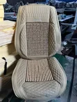 Faux Leather Seat Covers for 5-Seater with Wooden Massage Beads - 2