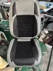 Faux Leather Seat Covers for 5-Seater with Wooden Massage Beads - 3