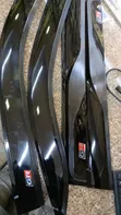 Toyota Land Cruiser Prado 150 GR Black Glossy Wind Visors - 1