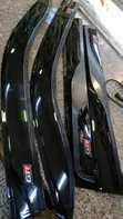 Toyota Land Cruiser Prado 150 GR Black Glossy Wind Visors - 2