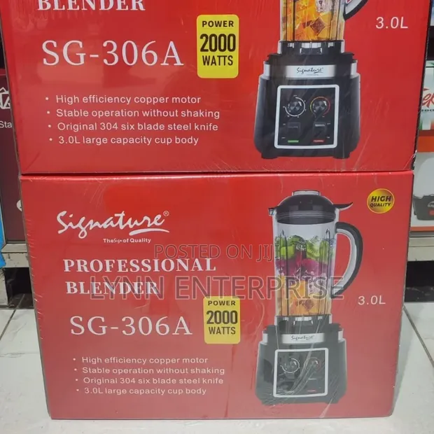 Signature Commercial Blender 3L SG 306A 2000W - 1