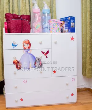 Kids & Baby Chest of Drawers Cabinet - White
