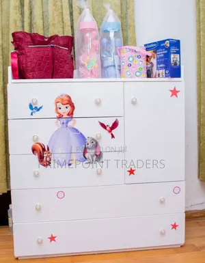 Modern Baby Chest of Drawers - White