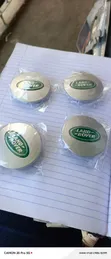 4pc Silver Metallic Finish Land Rover Centre Caps - 2