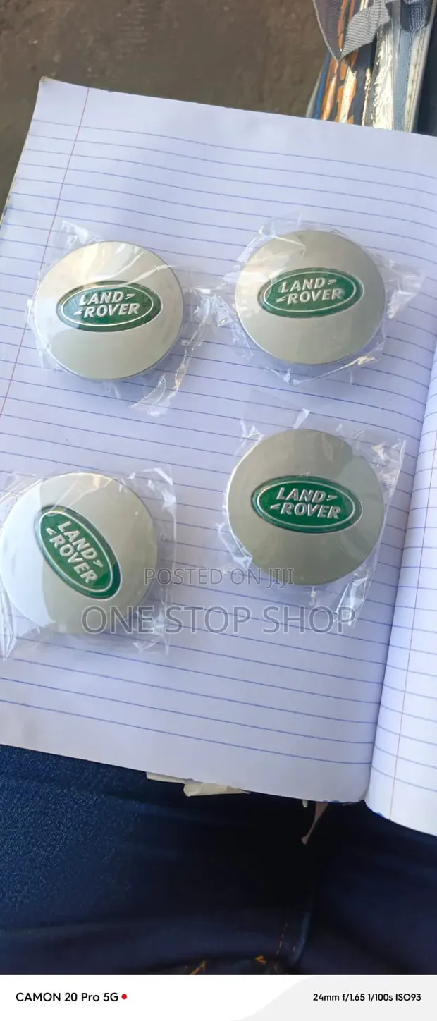 Durable ABS Plastic Aluminum Land Rover Wheel Center Hub Caps - 1