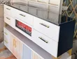 Modern Spacious Executive TV Stand with Fireplace - 2