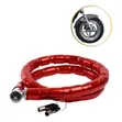 Motorcycle Armored Cable Locks - Various Colors - 2