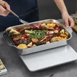 Stainless Steel Grilled Fish Pan & Roaster (4.2L) - 1