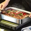 Stainless Steel Grilled Fish Pan & Roaster (4.2L) - 3