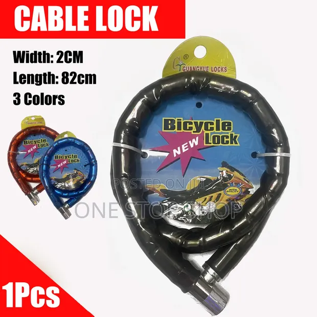 Bike Armored Cable & Joint Anti-theft Chain Lock - 1