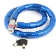 Kifunga Kamba cha Baiskeli cha Armored Snake - Nyekundu, Bluu, Nyeusi - 2