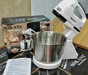 Sokany 7-Speed Hand Mixer with Bowl (250W)