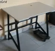 1.2m Imported Study Office Desk, Black and Grey - 2