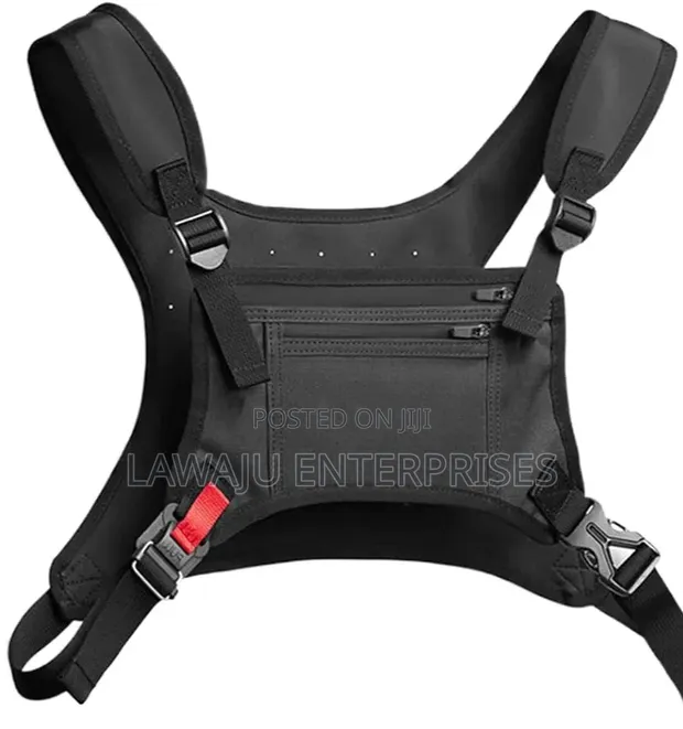 Sports Chest Pouch - Lightweight Water Resistant - 1