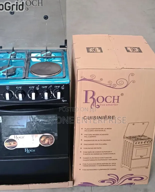 Roch 50x55cm Standing Cooker with Auto Ignition - 1