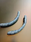 Brand New Gray Marble Pattern Steering Wheel Grip Covers - 2