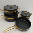 7-Piece Nonstick Granite Cookware Set - 2