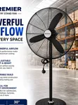Premier 30-Inch Adjustable Standing Fan - 2
