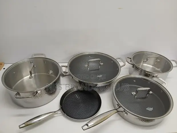9-Piece Triply Stainless Steel Cookware Set - 1