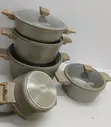 10pcs Uakeen Nonstick Cookware Set - 2
