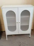 Kabati la Kisasa la Viatu lenye Mlango wa Kioo Maridadi - 1