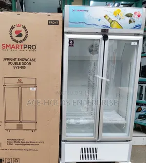 Smartpro Upright Showcase Side-by-Side Fridge (SVS600) - 450 Litres