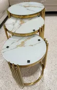 3-in-1 Executive Pure Marble Table - 2