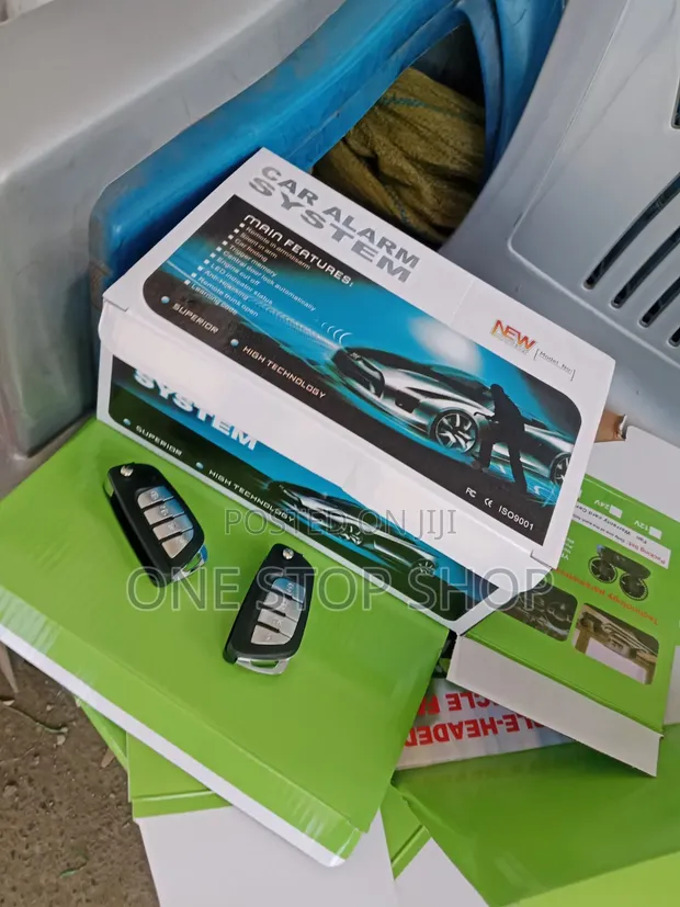 Alarm ya Gari 12V na Fobs 2 za Kazi Nyingi (Funga, Fungua, Nyamaza) - 1