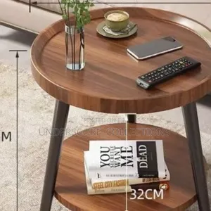 2-Tier Round Side Table