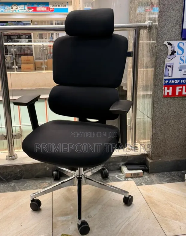 Premium Ergonomic High-Back Managerial Office Chair - 1